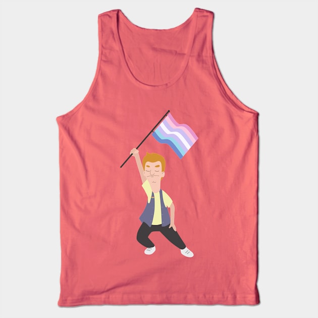 of Jimmy Jr. x Bigender Flag Tank Top by gray-cat